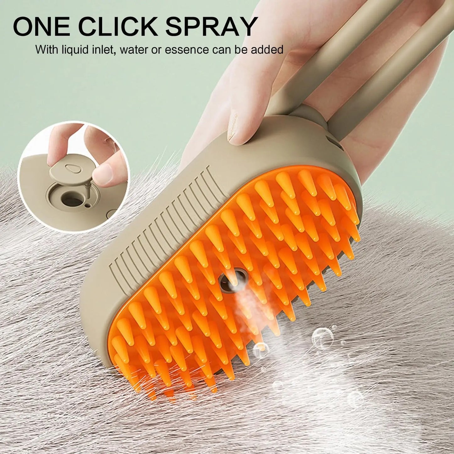 3 in 1 Pet Spray Brush